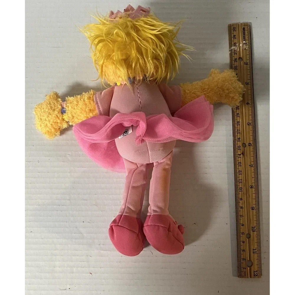 Sesame Street Zoe Plush Ballerina Kids 11 Inch Yellow Pink‎ Tutu Monster Toy